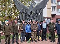 Воины-интернационалисты на республиканском субботнике