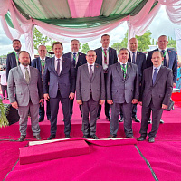 The official ceremony of transfer the «Bobruiskagromash» agricultural machinery  to Nigerian partners