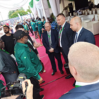 The official ceremony of transfer the «Bobruiskagromash» agricultural machinery  to Nigerian partners