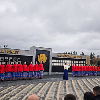 Торжественная церемония открытия обновленной Доски почета Могилевской области