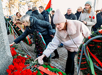 Торжественная церемония возложения прошла в Бобруйске в День защитников Отечества