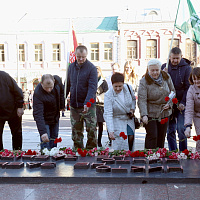 Участники республиканской акции «Символ Единства» прибыли в Бобруйск.