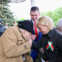 Поздравили ветеранов Великой Отечественной войны с Днём Победы
