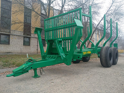 Timber tractor semi-trailer PLT-11M