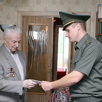 Вручение юбилейных медалей ветеранам Великой Отечественной войны