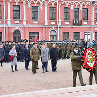 Участие в торжественном мероприятии, посвящённом Дню защитников Отечества и Вооруженных Сил Республики Беларусь