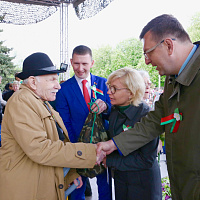 Поздравили ветеранов Великой Отечественной войны с Днём Победы