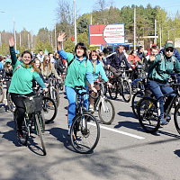 В Бобруйске состоялся массовый велопробег!