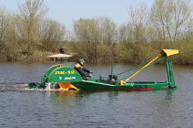 The mowing machine for bulrush removal LK-12A