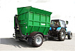 Semi-trailer for transportation of corncobs PPK-10