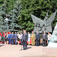 Ко Дню ВДВ состоялось открытие архитектурной композиции у памятника воинам-интернационалистам