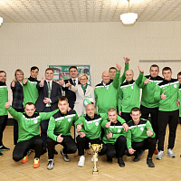 Чествовали команду по мини-футболу «Бобруйскагромаш»