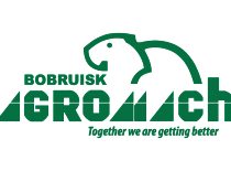 Logos of JSC "Bobruiskagromach" holding management company