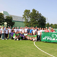 Церемония торжественного открытия поля для мини-футбола на ОАО