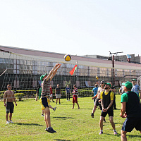 Заводские соревнования по волейболу