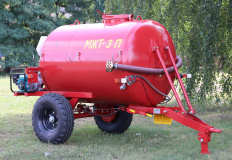 Slurry tanker for self-loading and feeding of non-food and non-flammable liquids MJT-3P
