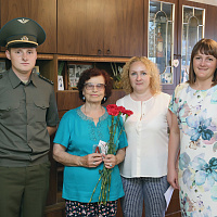 Вручение юбилейных медалей ветеранам Великой Отечественной войны