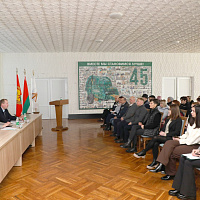 Встреча с кандидатами в депутаты Палаты представителей Национального собрания Республики Беларусь восьмого созыва