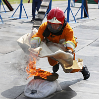 Республиканские соревнования по пожарно-спасательному спорту