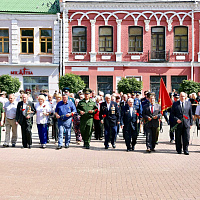 В Бобруйске побывала российская делегация ветеранов Вооруженных сил