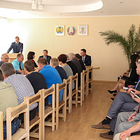 Встреча трудового коллектива с председателем Могилевского облисполкома Владимиром Доманевским