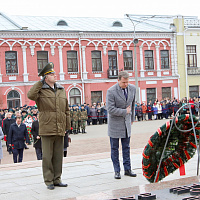 Участие в торжественном мероприятии, посвящённом Дню защитников Отечества и Вооруженных Сил Республики Беларусь